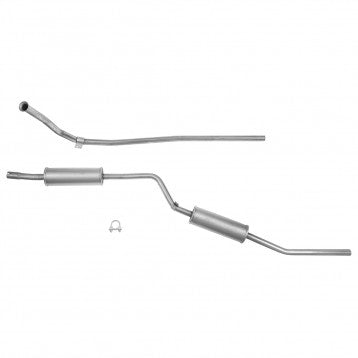 GEX155Z EXHAUST SYSTEM 2 BOX 2 PIECE