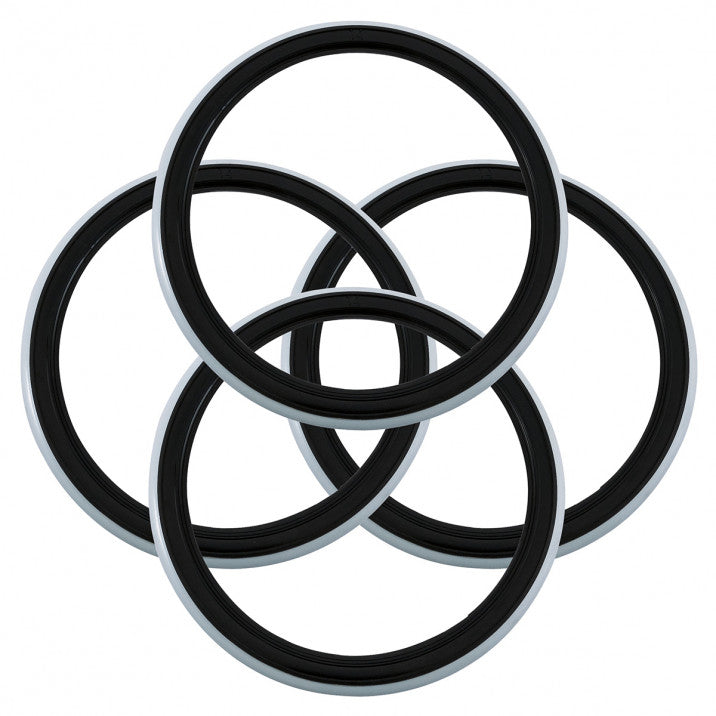 GLZ225WWX4 TYRE TRIM SET 13inch WHITE WALLS