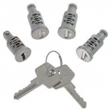 LBS104 LOCK BARREL & KEY SET 4 LOCKS