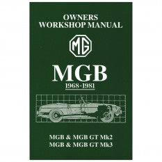 212-470 MGL2002 WORK SHOP MANUAL  GLOVEBOX EDITION MGB