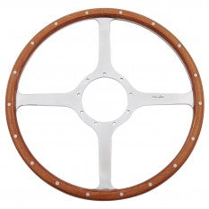 454-245 MLW1115-CW 15" FLAT NO HOLES 4 SPOKE MOTO LITA