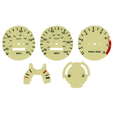 115-420 MT9501M MINI GAUGE FACE SET MAGNOLIA