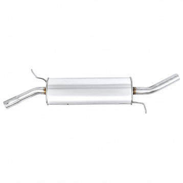 117-223 RC40-051 EXHAUST REAR BOX SIDE EXIT STAINLESS STEEL