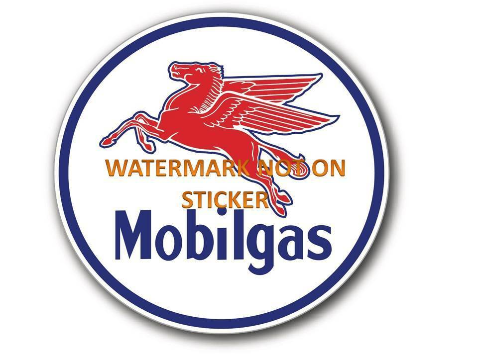 MOBILGAS GASOLINE PETROL DECAL