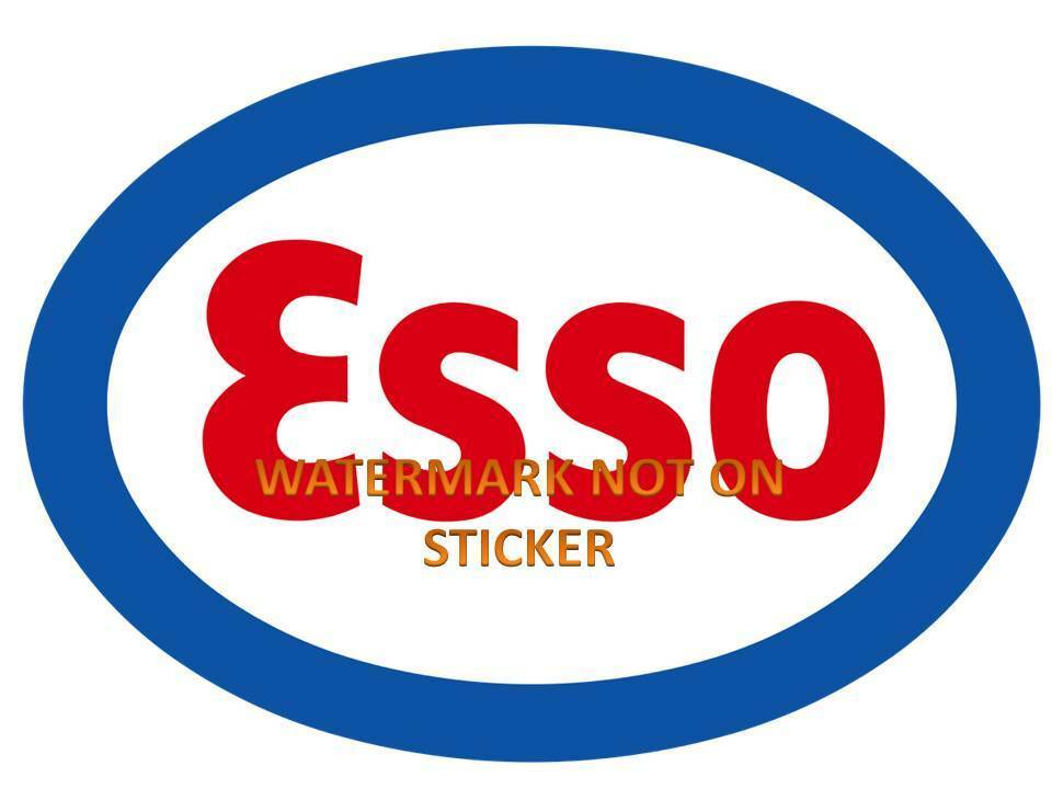 ESSO GASOLINE PETROL DECAL