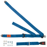 SBS200BLU  SEAT BELT REAR STATIC BLUE LAP & DIAGONAL