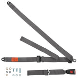 SBS200GREY SEAT BELT REAR STATIC GREY LAP & DIAGONAL