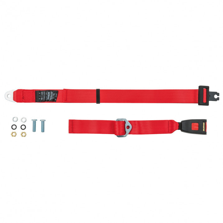 SBS210RED  STATIC SEAT BELT REAR LAP ONLY  RED