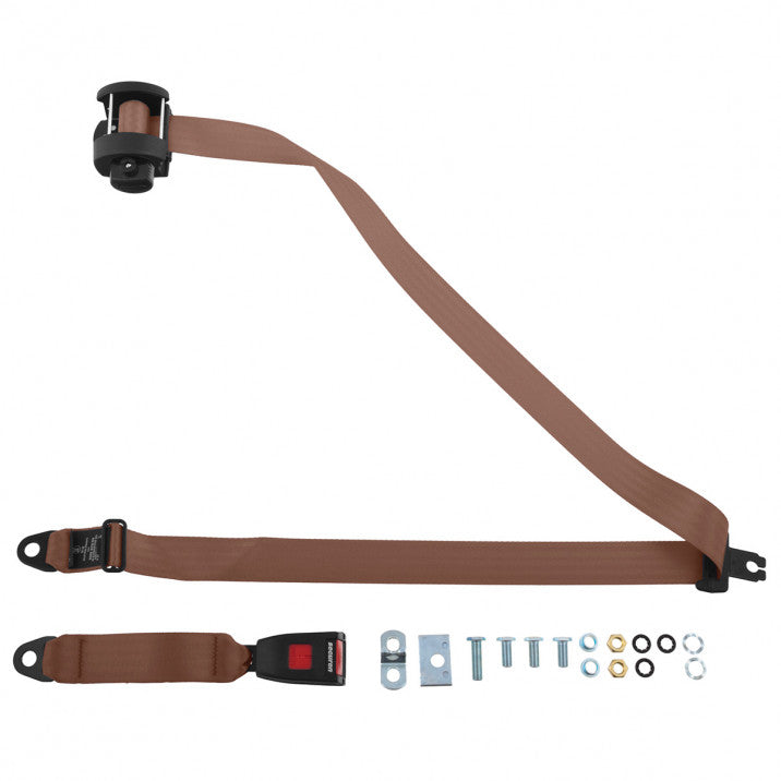 SBS254BGE SEAT BELT REAR AUTOMATIC LAP & DIAGONAL BEIGE