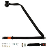 SBS254 SEAT BELT REAR AUTOMATIC LAP & DIAGONAL BLACK