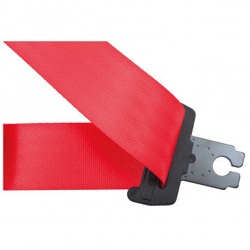 SBS254RED SEAT BELT REAR RED AUTOMATIC LAP & DIAGONAL