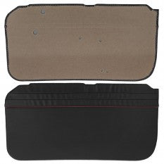 636-025 TKA4120/1 DOOR PANELS PAIR 65-67 BLACK/RED