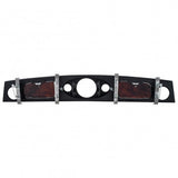 117-627 WPA9012XB MINI TIMBER DASH CENTRE BINNACLE  3 GAUGE CENTRE